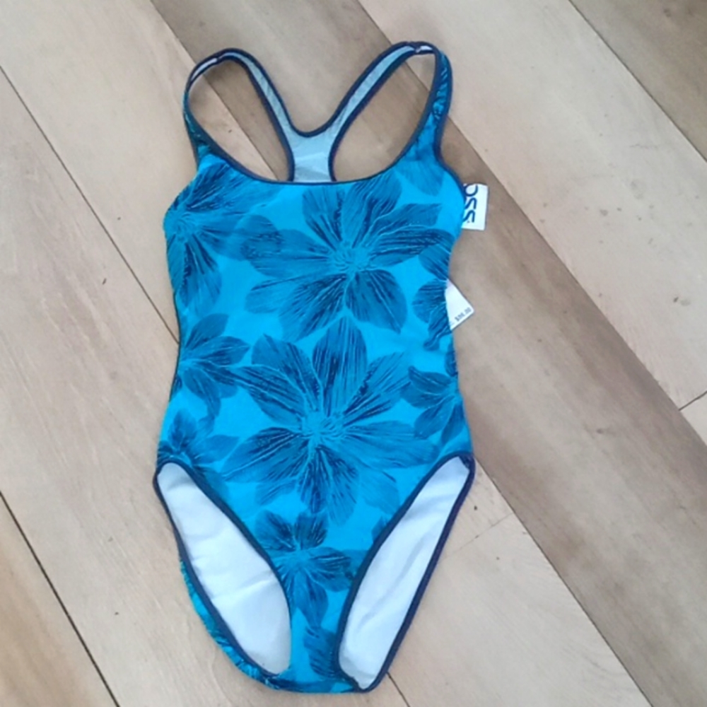 Womens Speedo turquoise 1 pc swimsuit 6